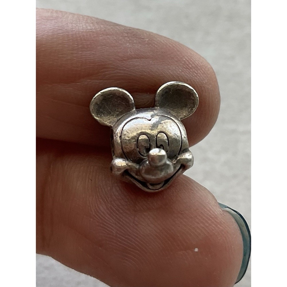 retired Disney x Pandora Mickey Mouse portrait sterling silver charm ALE 925